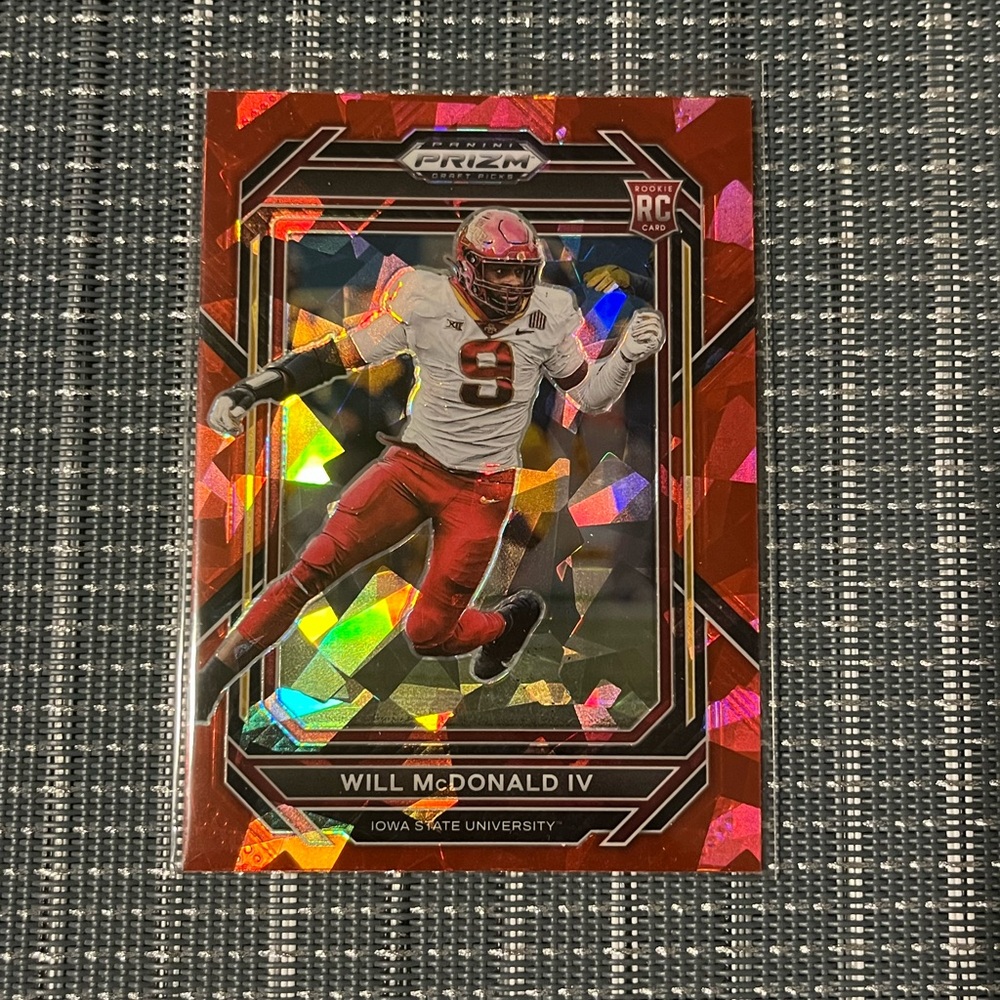 🏈 Will McDonald IV, 2023 Panini Prizm Draft Picks NFL Football  Card #188, Qty 1